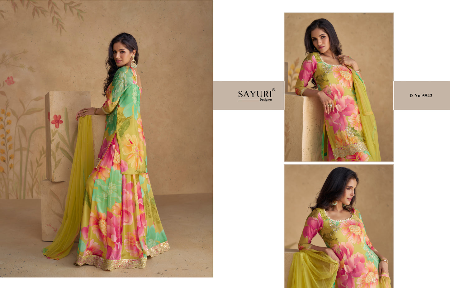 Bollywood Designer Real Chinon With Embroidery Work Heavy Salwar Suit