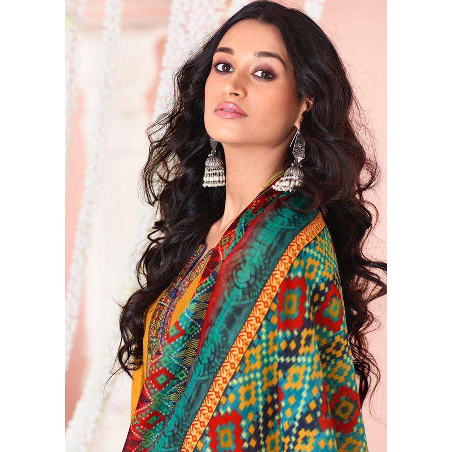 Indian Designer Embroidery Digital Print Work Salwar Kameez Pant Suits