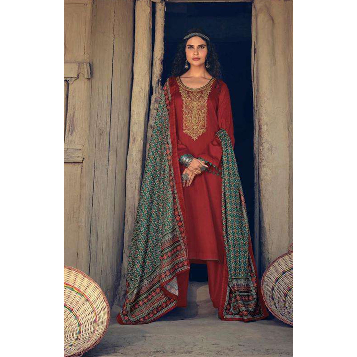 Indian Designer Event Wedding Wear Beautiful Salwar Kameez Palazzo Suits