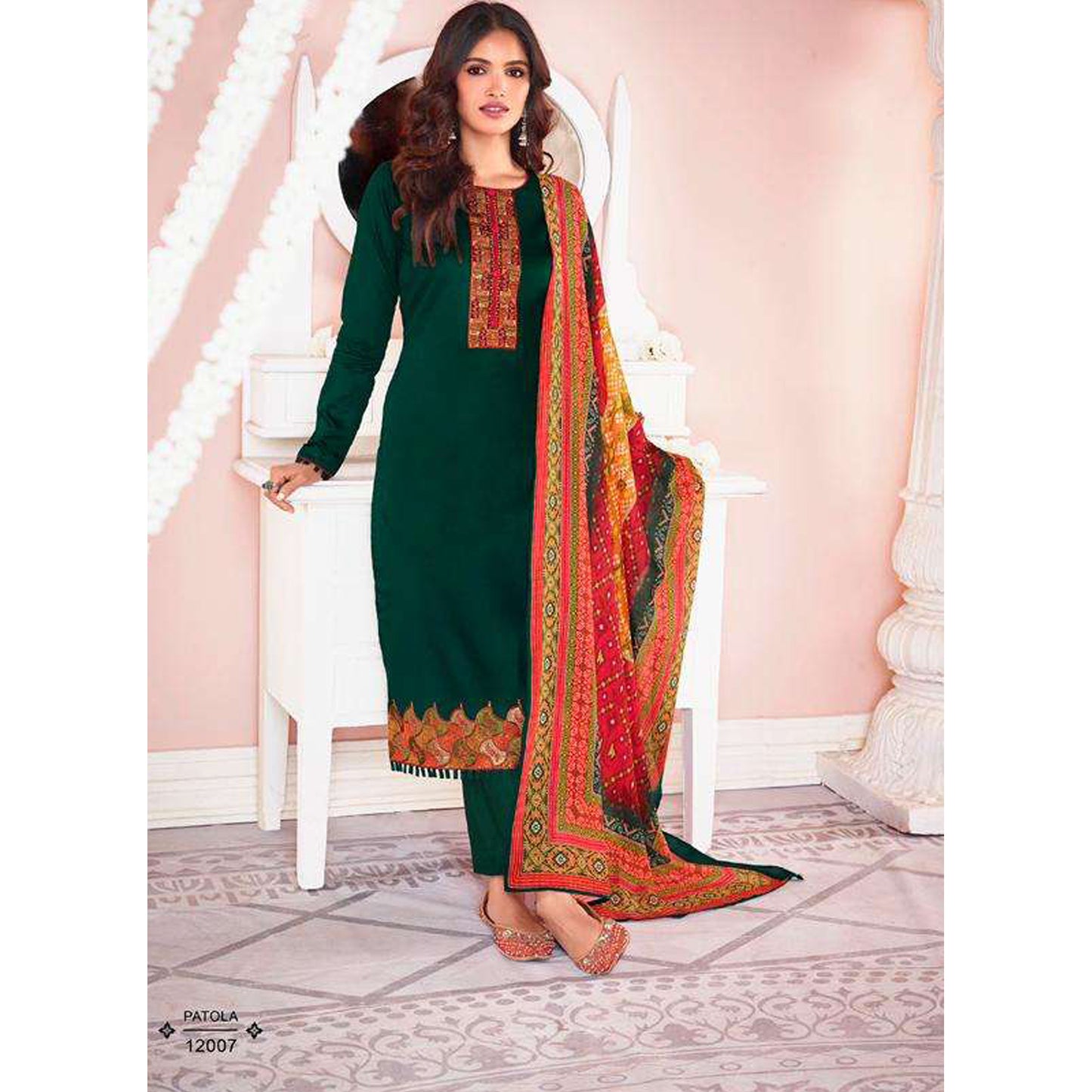 Indian Designer Embroidery Digital Print Work Salwar Kameez Pant Suits