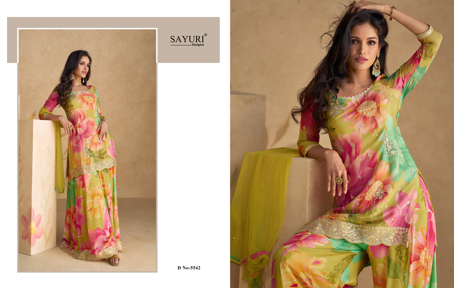 Bollywood Designer Real Chinon With Embroidery Work Heavy Salwar Suit