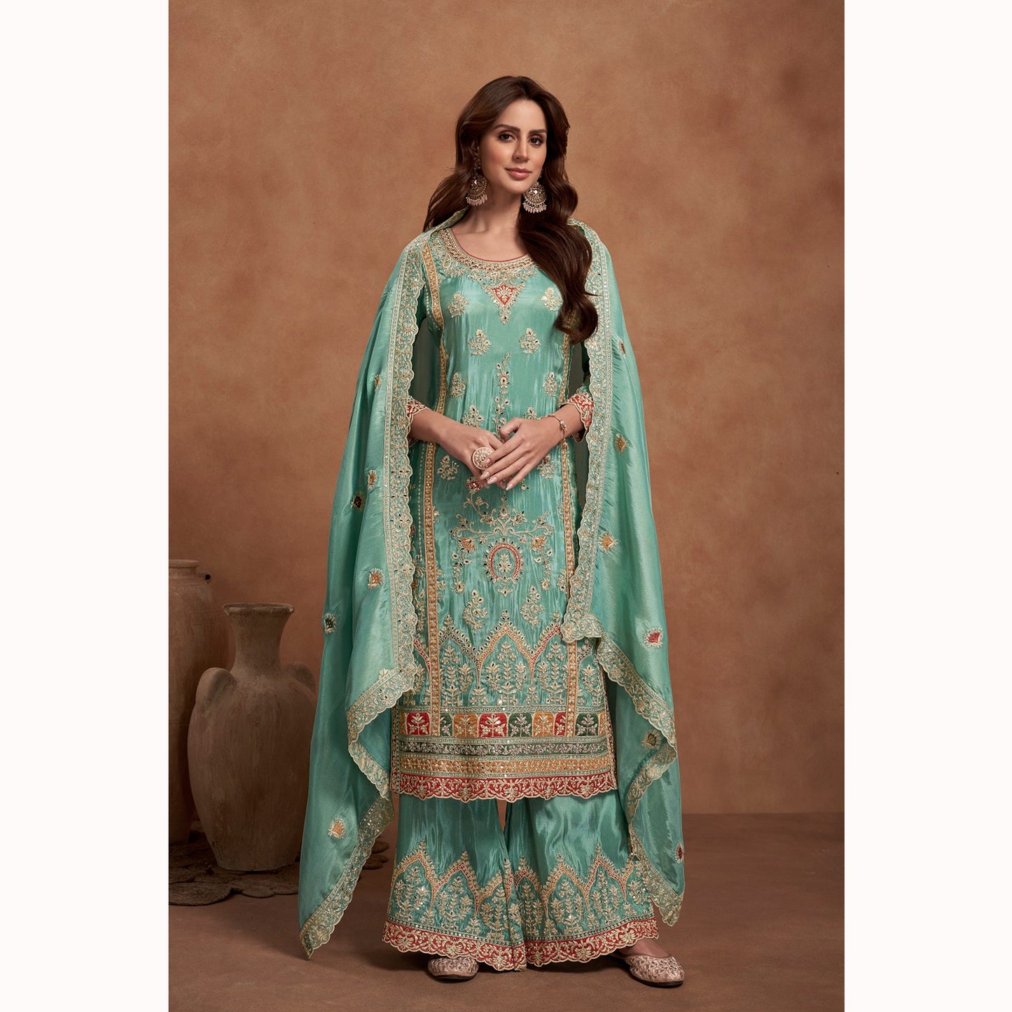 Wedding Function Wear Salwar Kameez Palazzo Suit's