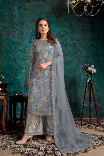 Wedding-Reception Special Salwar Kameez Style Plazzo Dress