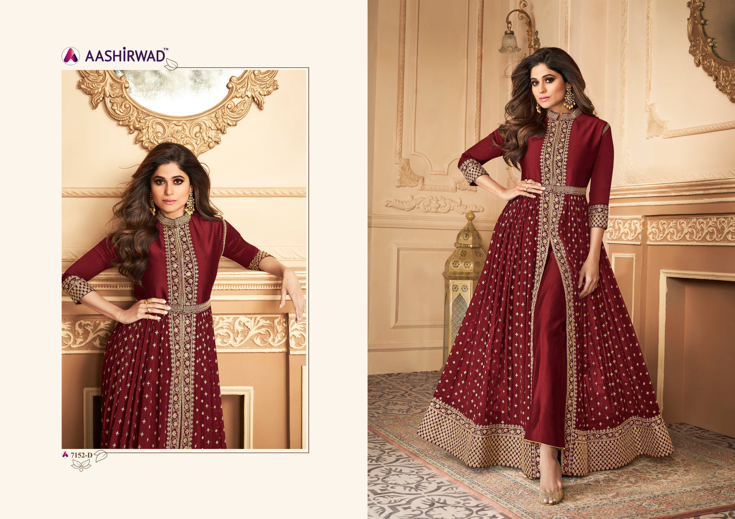 Reception-Wedding  Special Embroidery Work Anarkali Suits