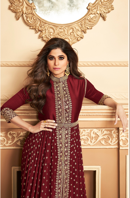 Reception-Wedding  Special Embroidery Work Anarkali Suits