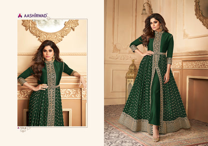 New Indian-Pakistani Wedding Wear Anarkali Gown