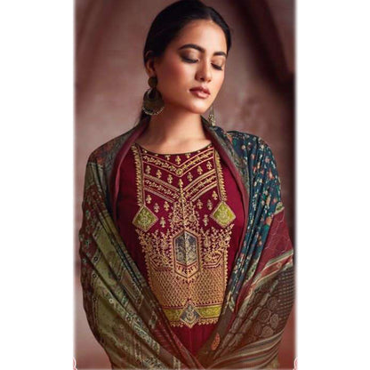 Indian Designer Printed Work Navratri Wear Salwar Kameez Pant Suits