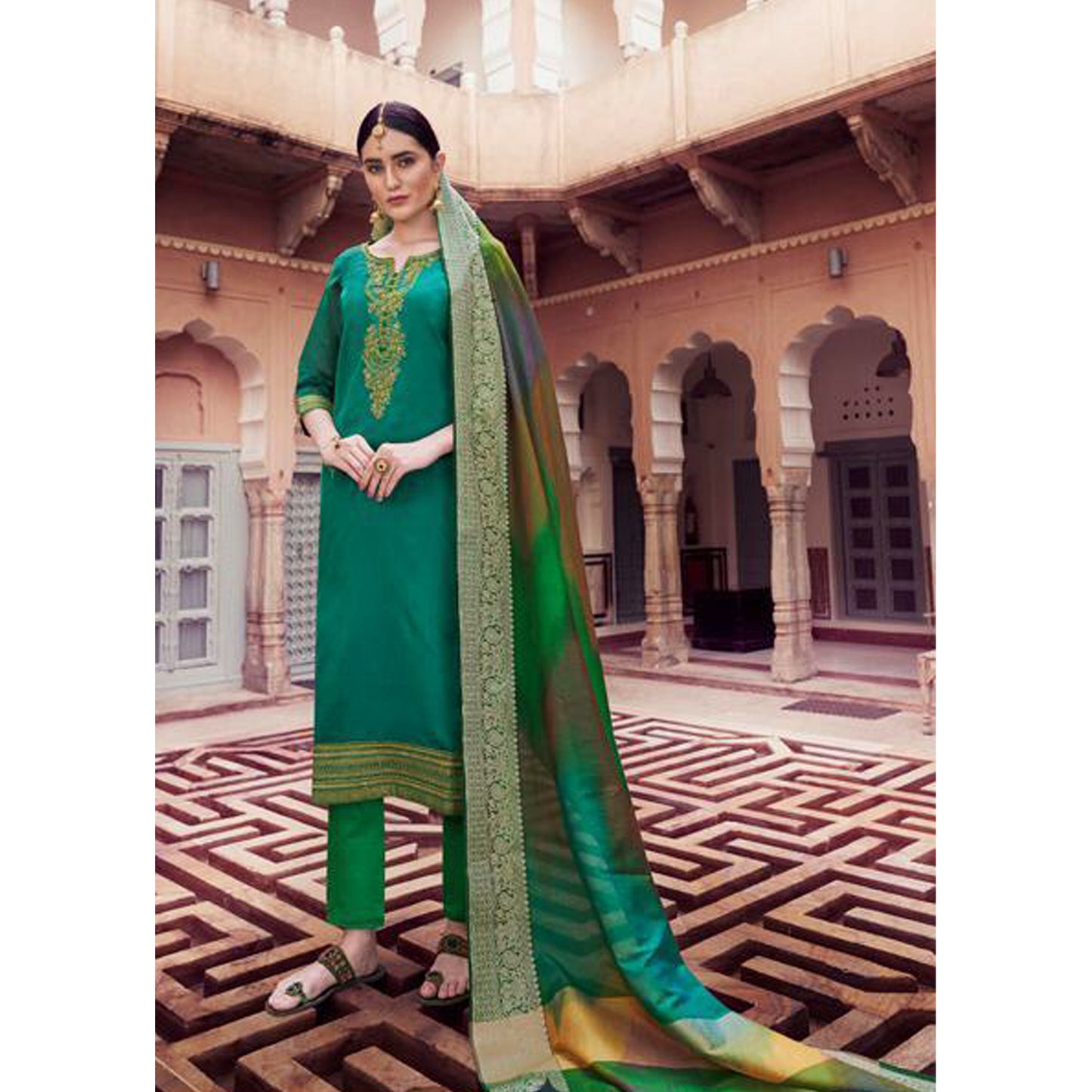 Casual Wear Salwar Kameez Suits Ethnic Wear Cotton Trouser Pant Dresses