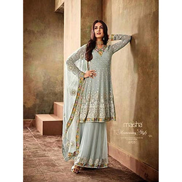 Stylish New Wedding Function Wear Salwar Kameez Sharara Plazzo Dress