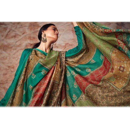 Indian Designer Printed Work Navratri Wear Salwar Kameez Pant Suits