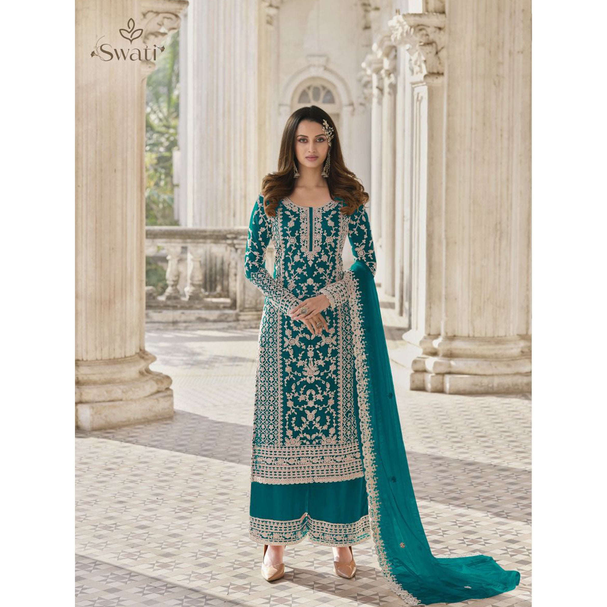 Festival Special Heavy Design Salwar Kameez Plazzo Suit's