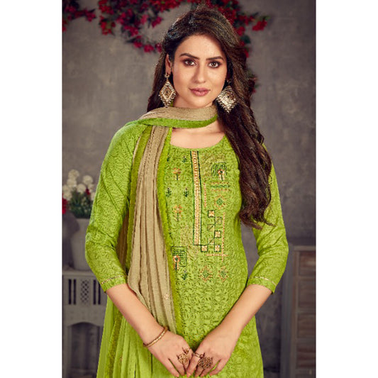 Gorgeous Designer Cotton Salwar Kameez Palazzo Suits