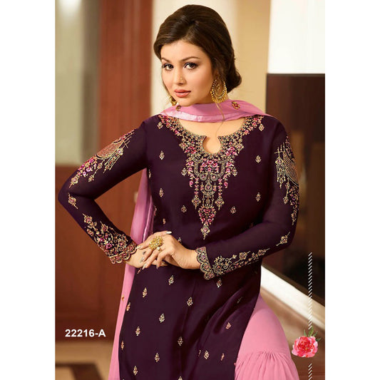 Georgette Fabric Wear Salwar Kameez Sharara Plazzo Suits