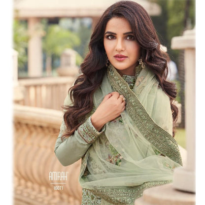 Sangeet Function Wear Salwar Kameez Suits Beautiful Semi-Stitched Pant Suits