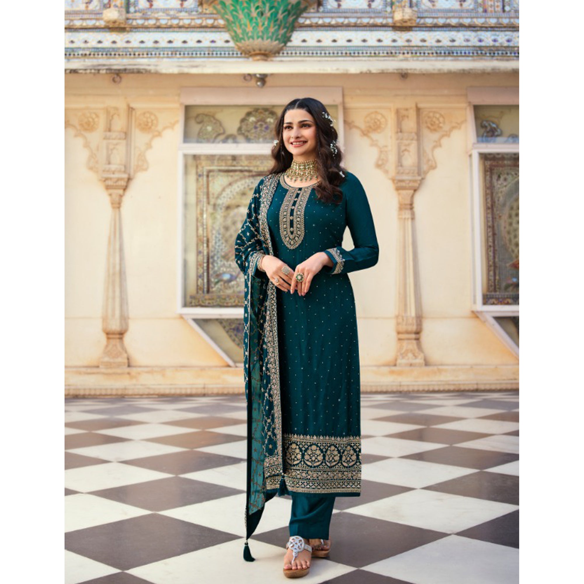 Wedding Wear Stylish Salwar Kameez Trouser Pant Suits