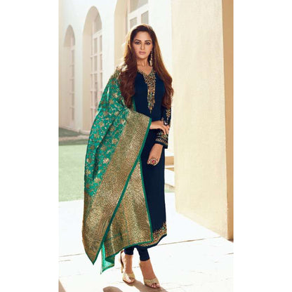 Pakistani Roka Nikah Wear Stylish Salwar Kameez Trouser Pant Suits