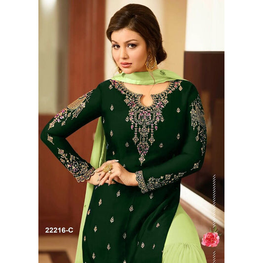 Indian Wedding Wear Embroidery Work Salwar kameez Sharara Palazzo Suits