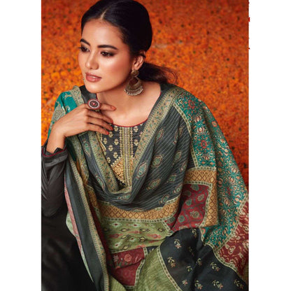 Indian Designer Printed Work Navratri Wear Salwar Kameez Pant Suits