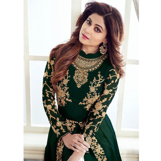 Beautiful Designer Event Party Wear Anarkali Pant Suits