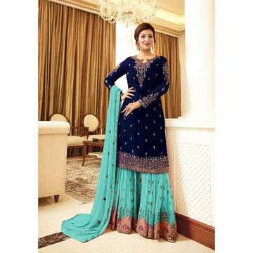 Party Wear Salwar Kameez Sharara Plazzo Suits