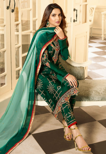 Pakistani Designer Nikah Wear Salwar Kameez Pant Suits