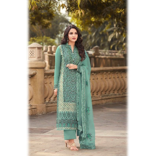 Pakistani Indian Beautiful Designer Women's Wear Salwar Kameez Pant Suits