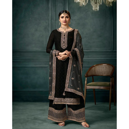 Pakistani Roka Nikah Wear Silk Georgette Fabric Salwar Kameez Suits with Embroidery Worked Dupatta