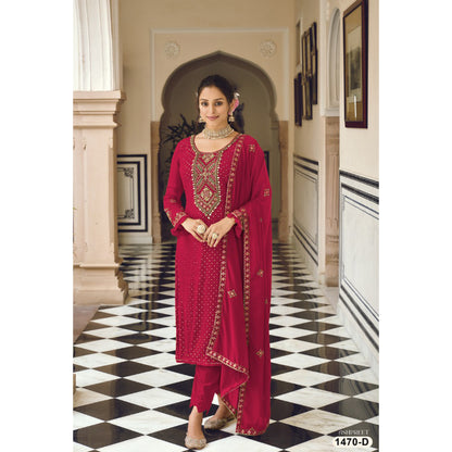 Indian-Pakistani Style Embroidery Worked Salwar Kameez