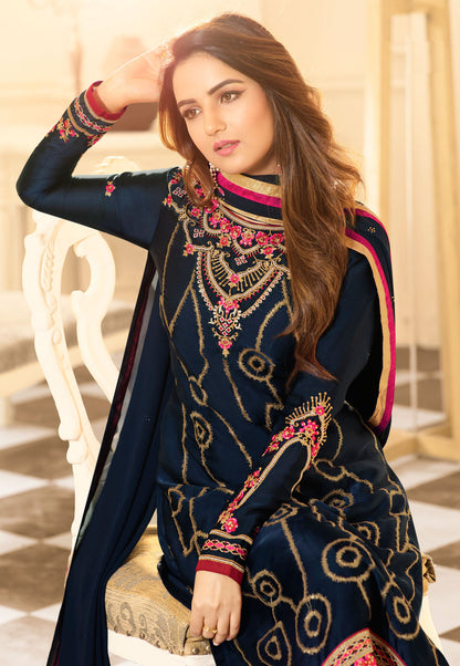 Stylish Indian Function Wear Salwar Kameez Pant Suit's