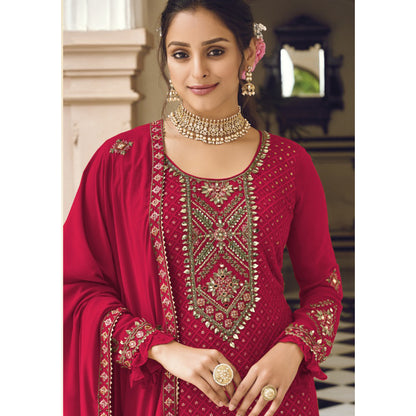 Indian-Pakistani Style Embroidery Worked Salwar Kameez