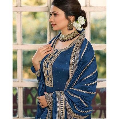 Indian pakistani Designer Roak Wear Salwar Kameez Palazzo Suits