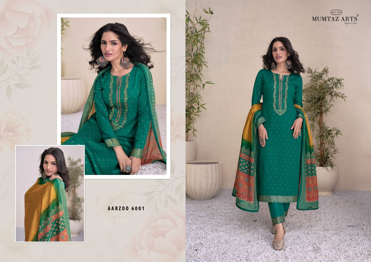 Exclusive Designer Cotton Fabric Embroidery Work Shalwar Kameez Pant Suit