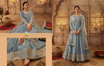 Stunning Full Flared Anarkali Gown Reception Party Wear Indian Anarkali Dresses