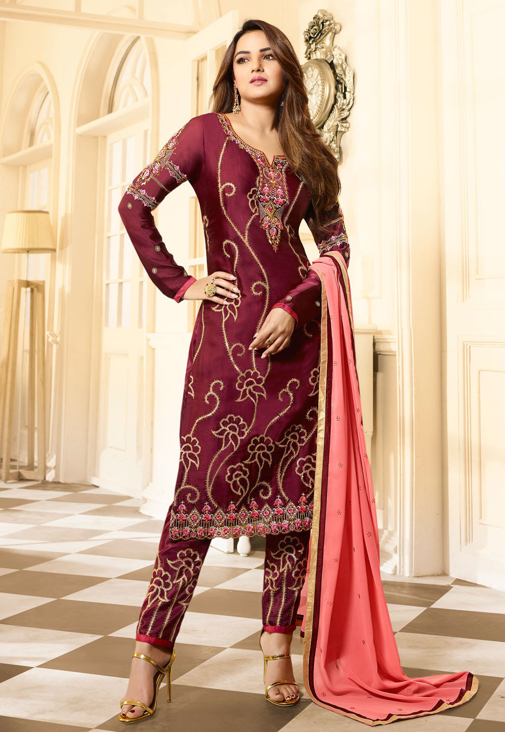 Eid Special Pakistani Salwar kameez Pant Suit's