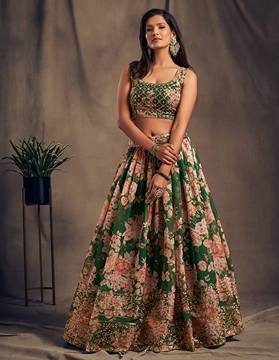 Gorgeous Designer Digital Printed Work Lehenga Choli