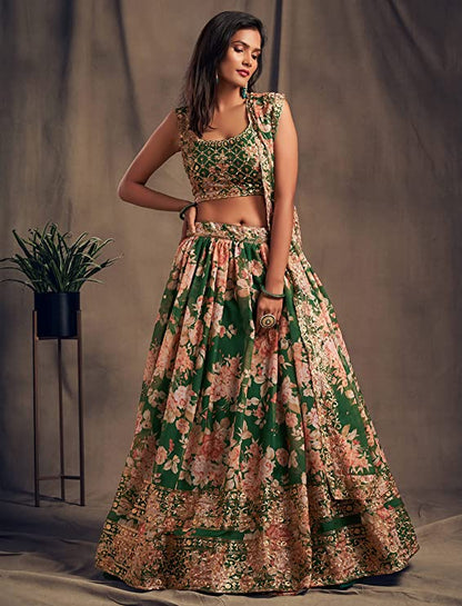 Gorgeous Designer Digital Printed Work Lehenga Choli