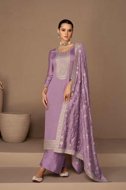 Pakistani Beautiful Designer Premium Silk Salwar Kameez Plazzo Suit