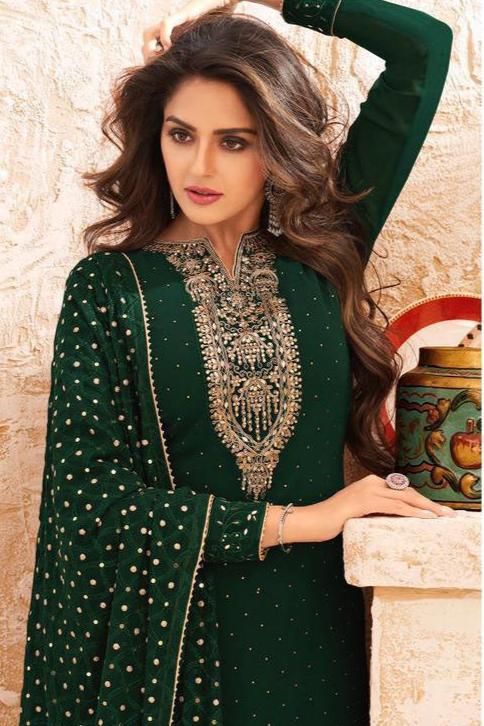 Indian New Style Reception Wear Salwar Kameez