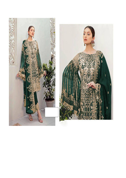 Indian Party Special Heavy Embroidery Worked Pant Salwar Kameez