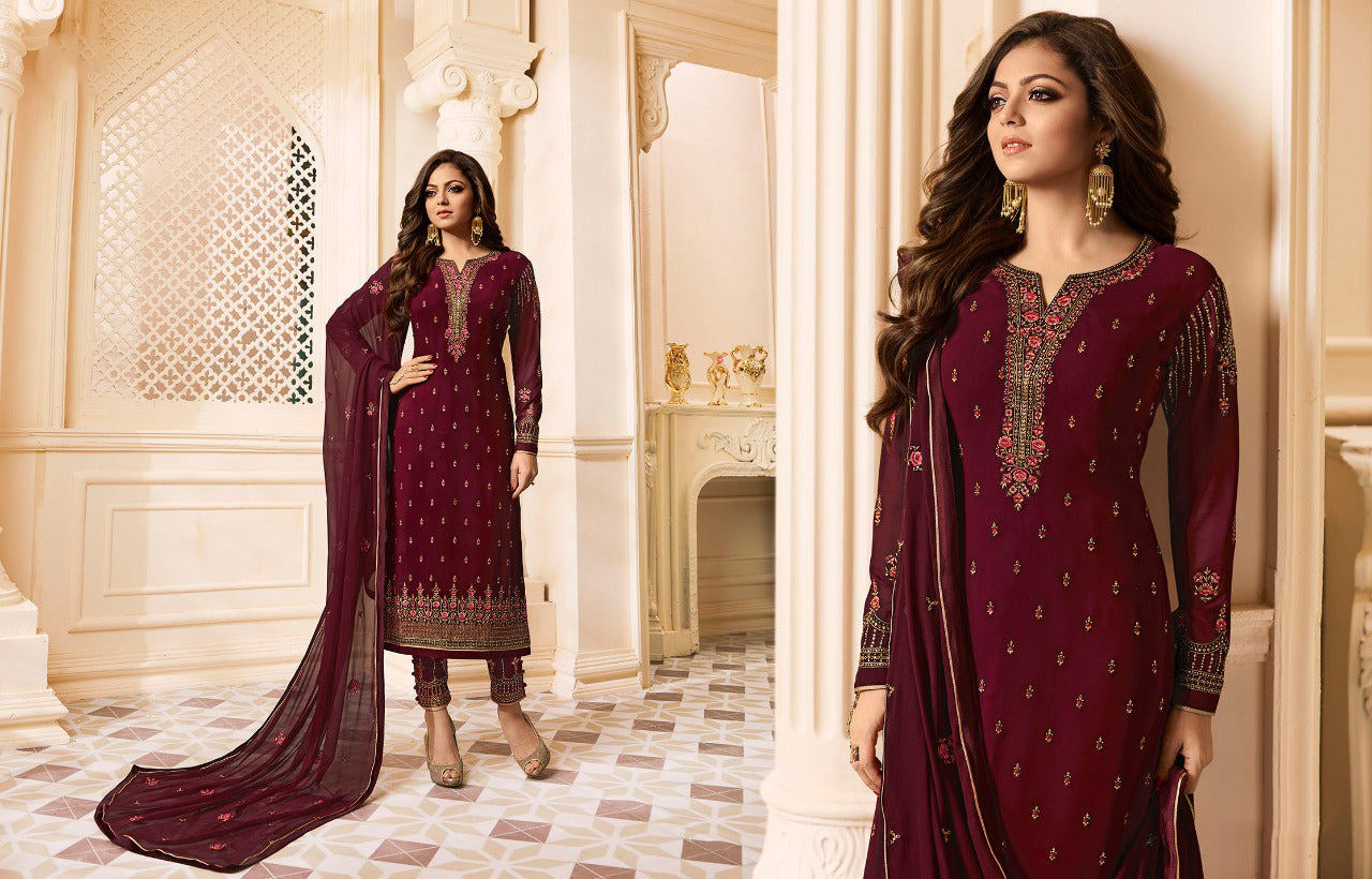 Special Indian Wedding Gorgeous Girl Wear Salwar Kameez