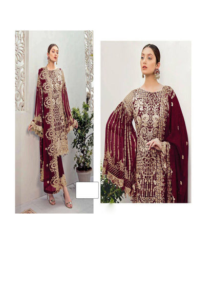 Pakistan-Indian Reception Special Worked Salwar Kameez Suit