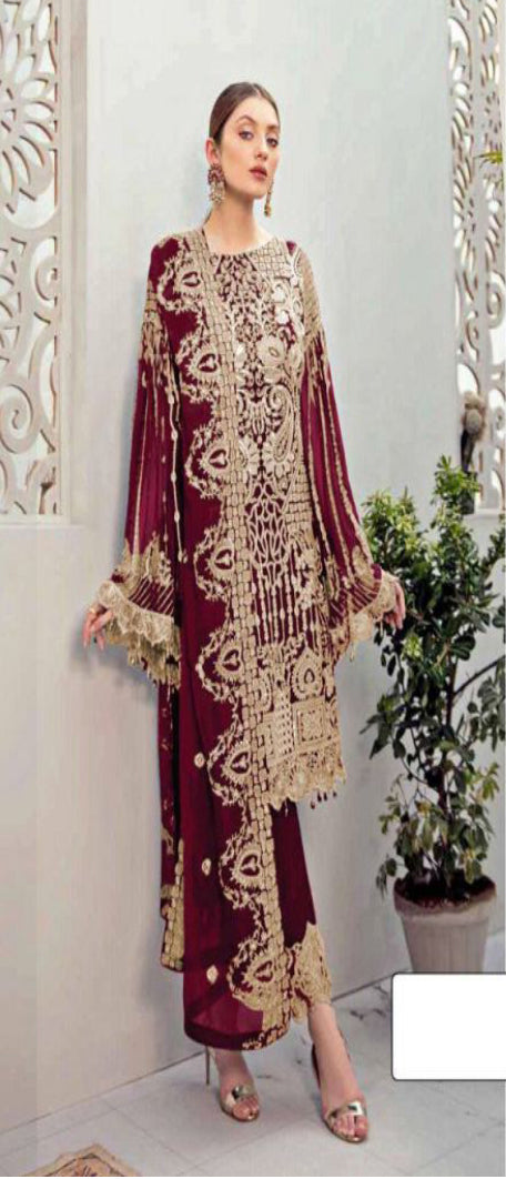 Pakistan-Indian Reception Special Worked Salwar Kameez Suit