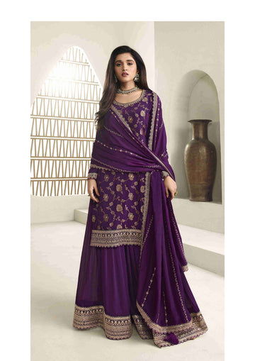 Ramadan Special Plazzo With Heavy Embroidery Plazzo Suits